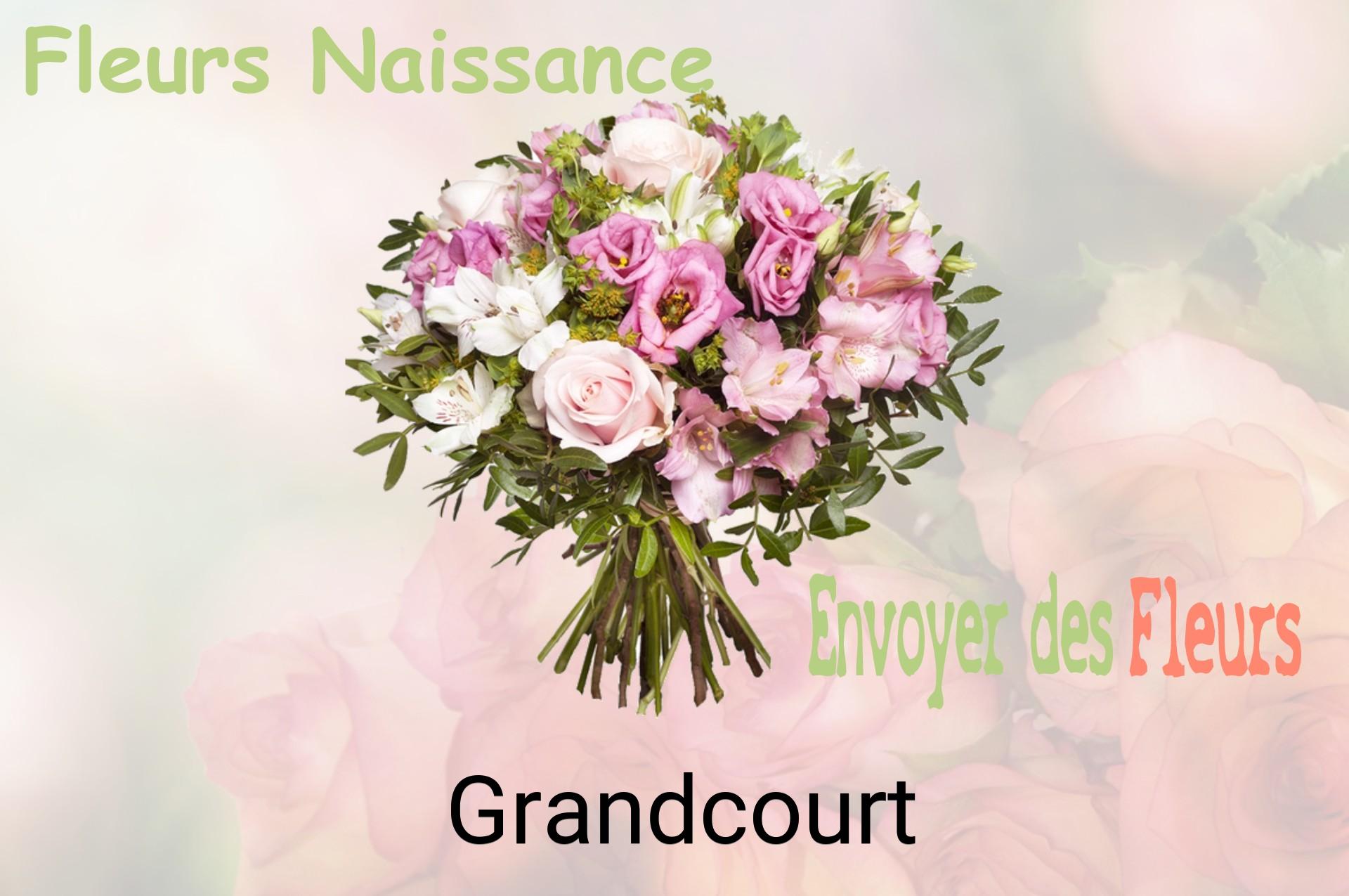 Bouquet de fleurs de naissance livré à Grandcourt